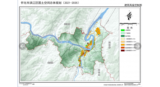 懷化市（shì）洪（hóng）江區國土空間總體規劃成果圖